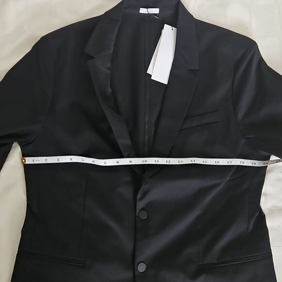 Calvin Klein Men's Slim Fit Blazer Jacket Black Medium - Picture 15 of 16